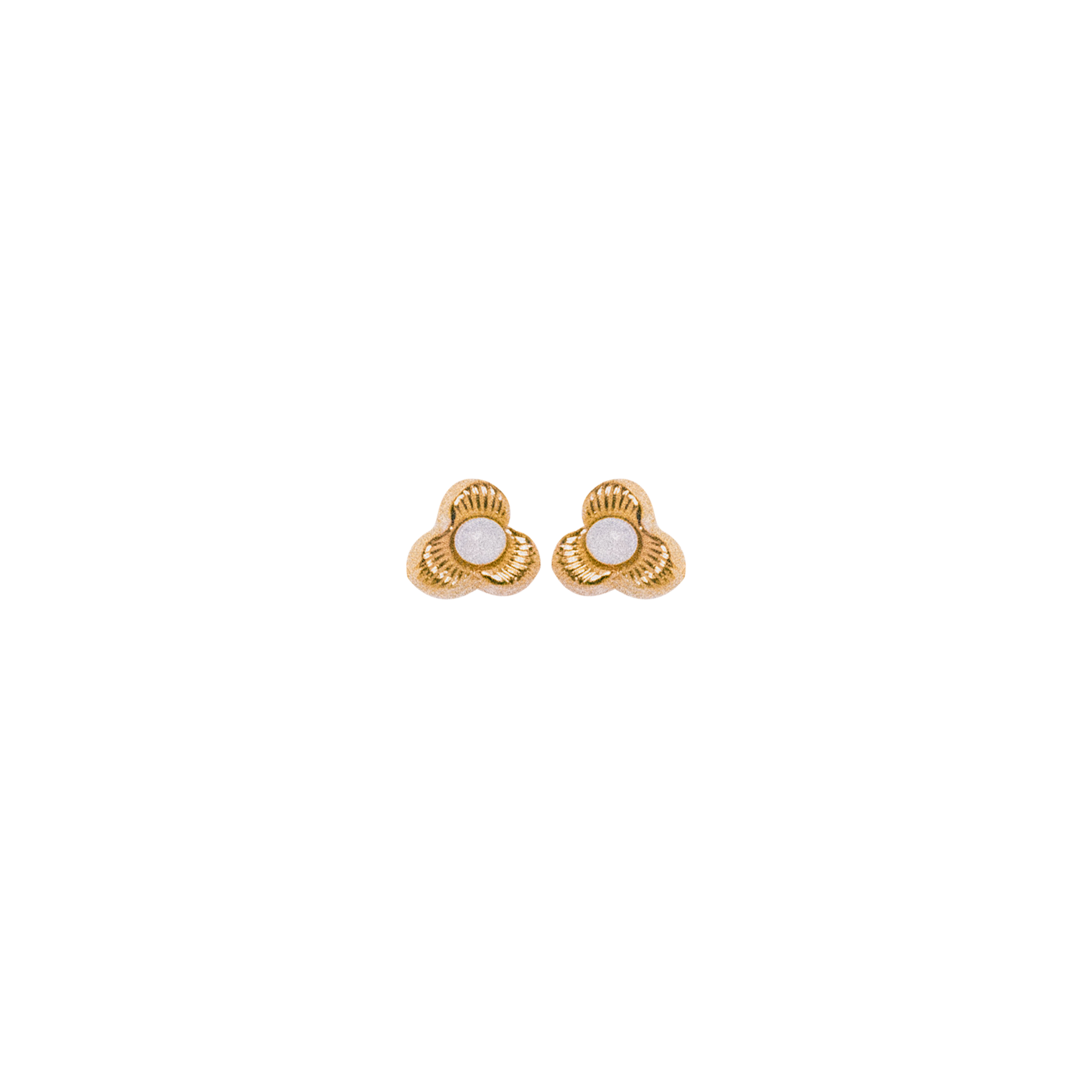 Muse / Arete de plata bañado en oro