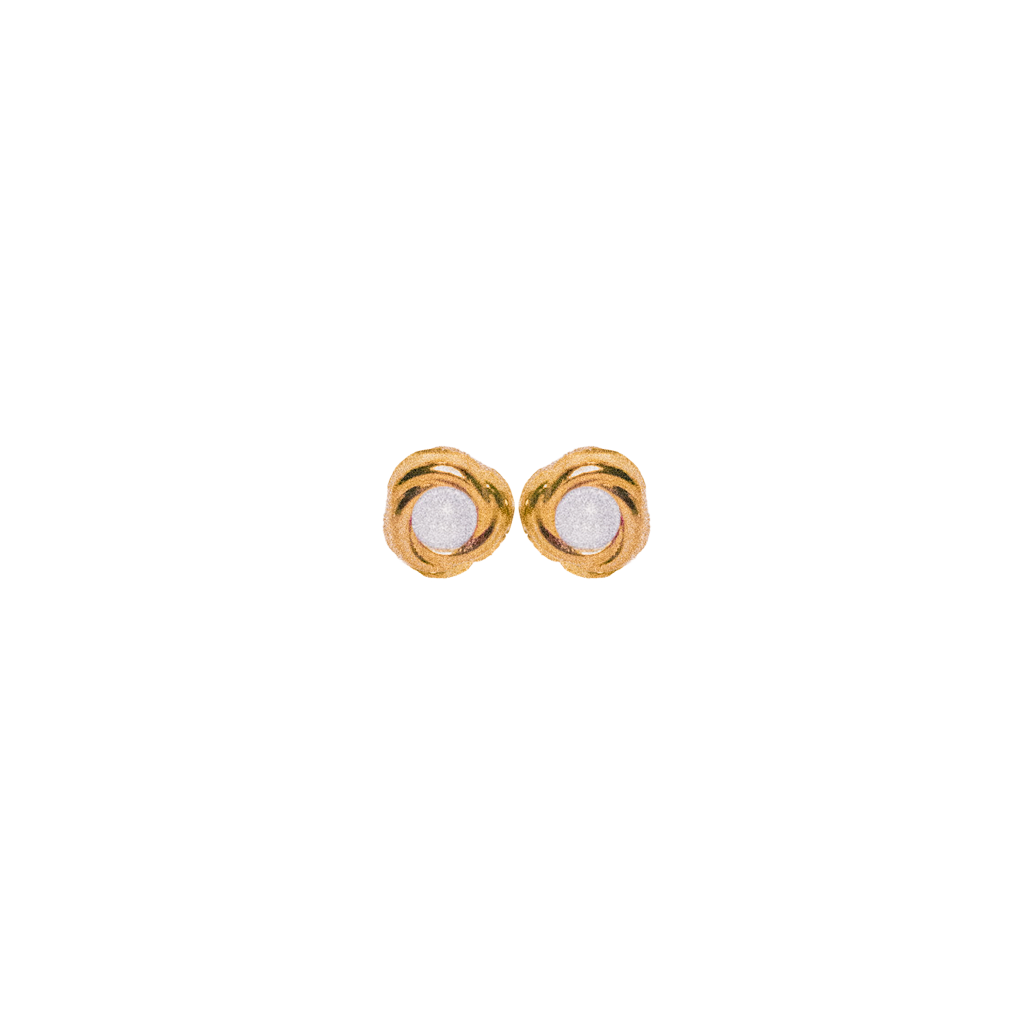 Muse / Arete de plata bañado en oro