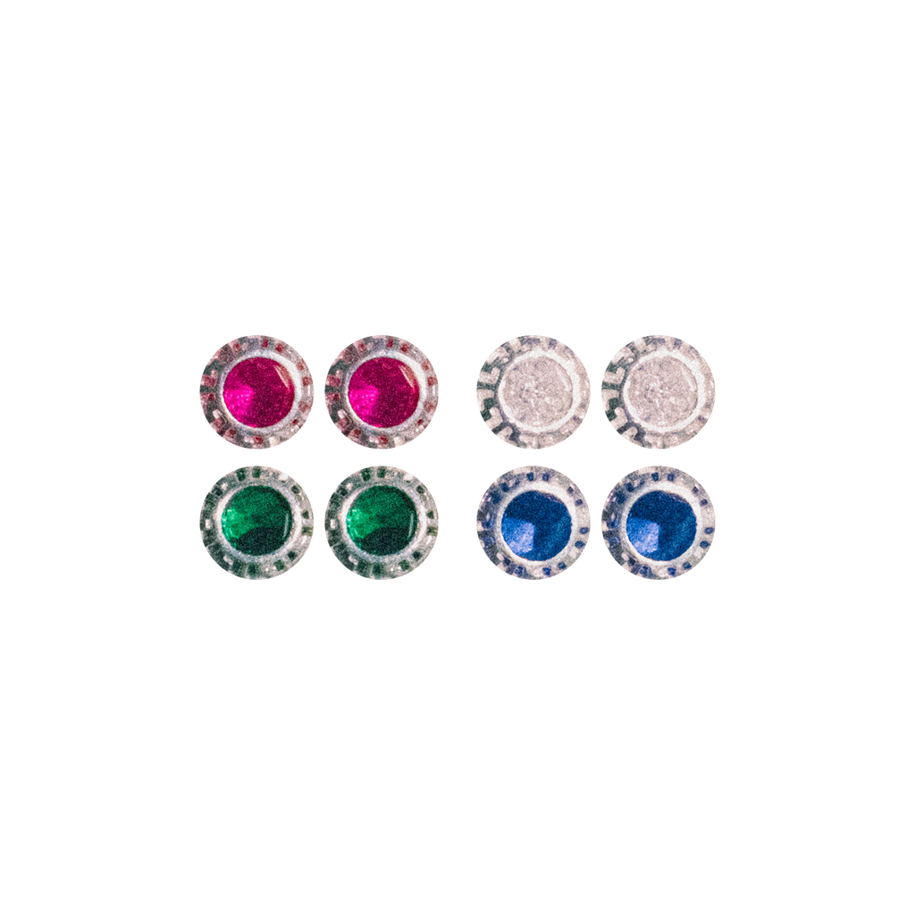 Cosmos / Arete de plata con Zircón