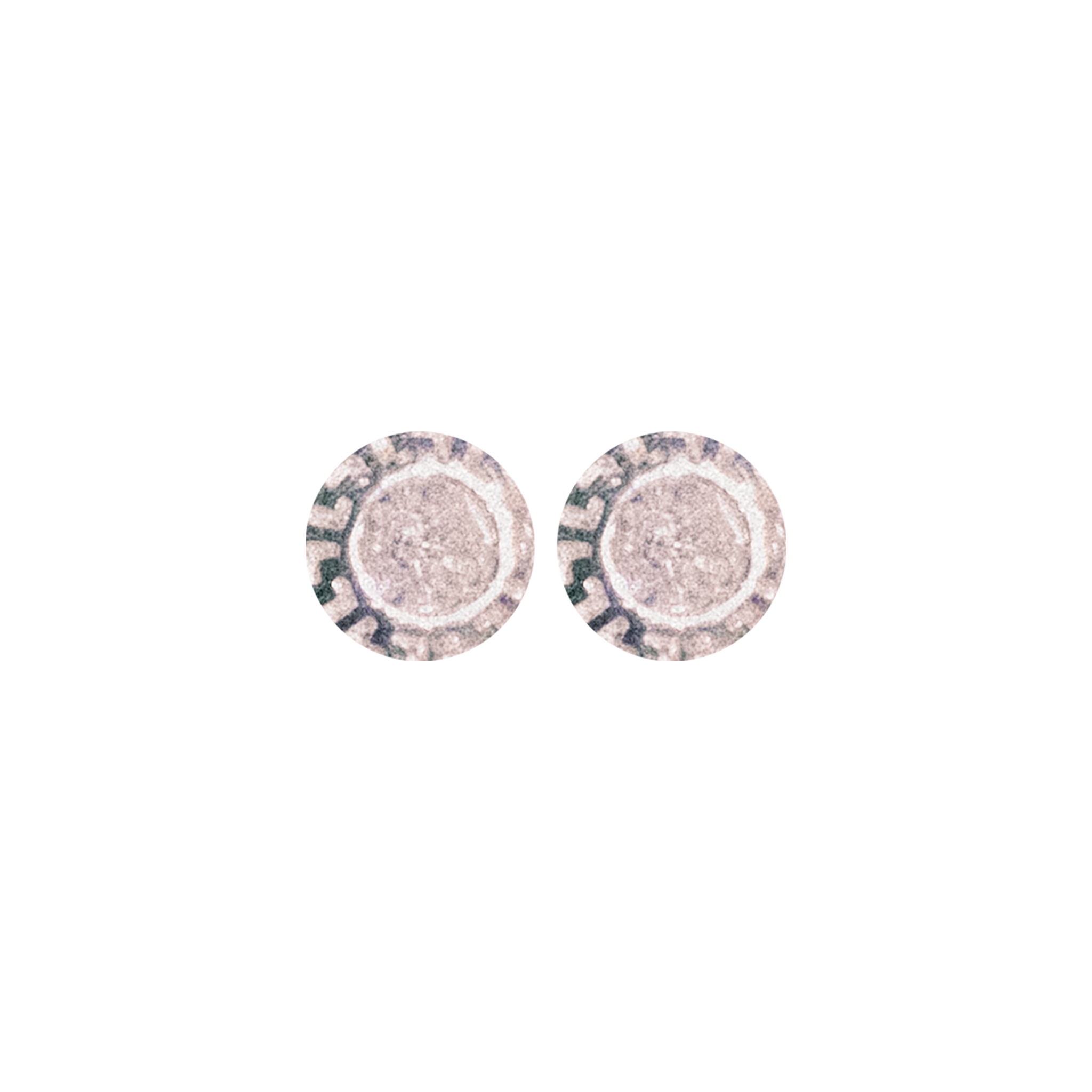 Cosmos / Arete de plata con Zircón