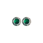 Cosmos / Arete de plata con Zircón